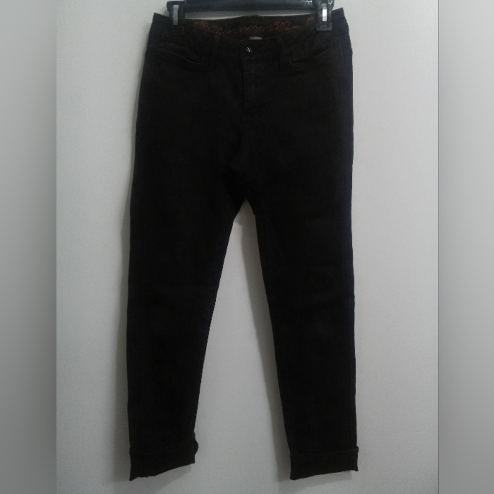 Christopher Blue Black Skinny Jeans Smooth Texture